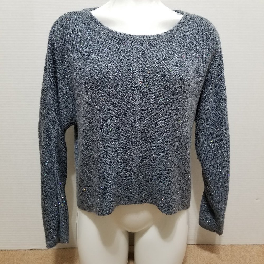 Even sweater Size? sequin embellished knit pullover bling bedazzled